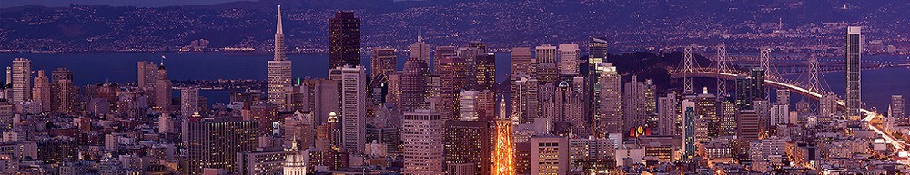 美国旧金山夜景